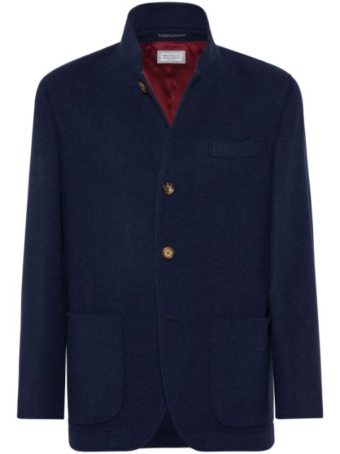 Brunello Cucinelli water-resistant cashmere blazer