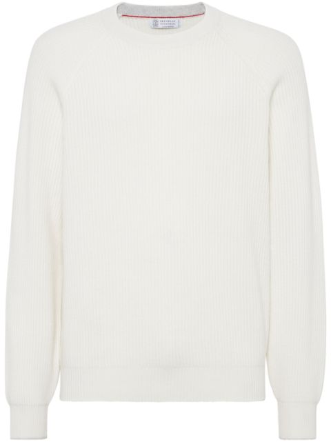 Brunello Cucinelli ribbed crew-neck jumper Men