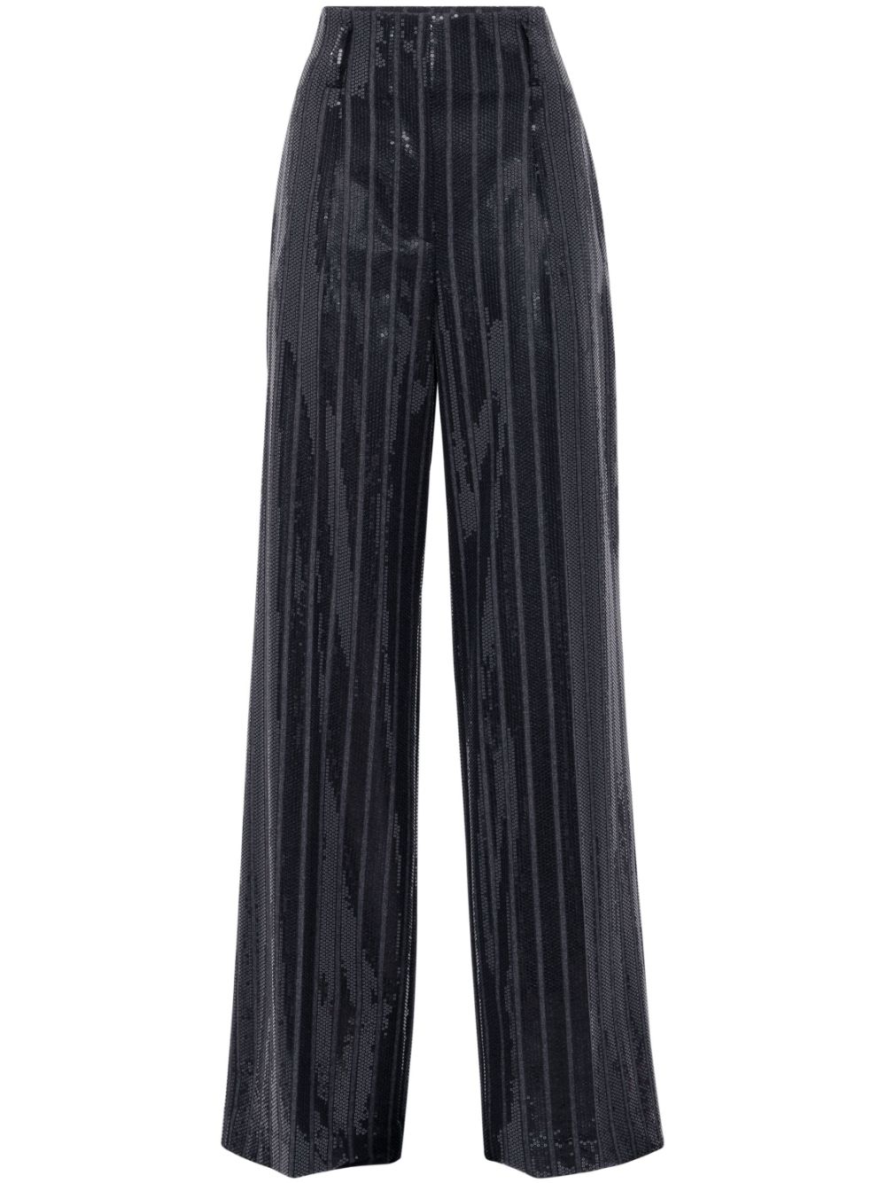 sequin-embellished trousers