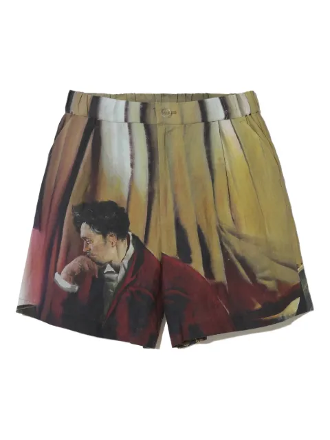 Undercover elasticated printed shorts