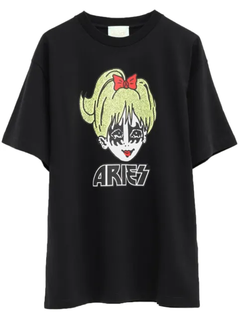 Aries playera con logo estampado