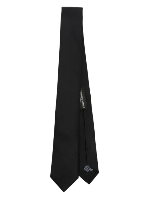 Emporio Armani gabardine silk tie