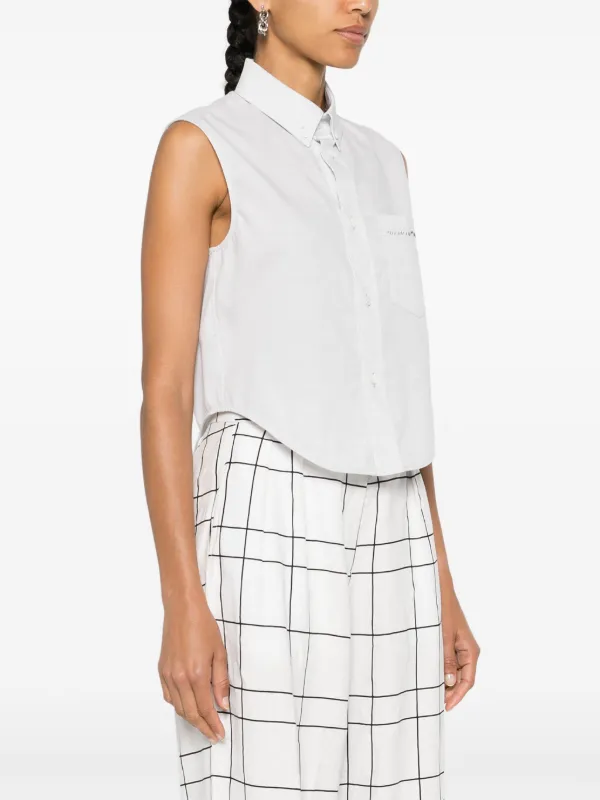 Marni ロゴ ノースリーブシャツ - Farfetch