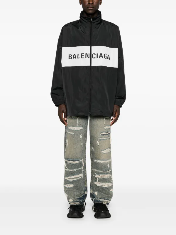 Balenciaga windbreaker grey online