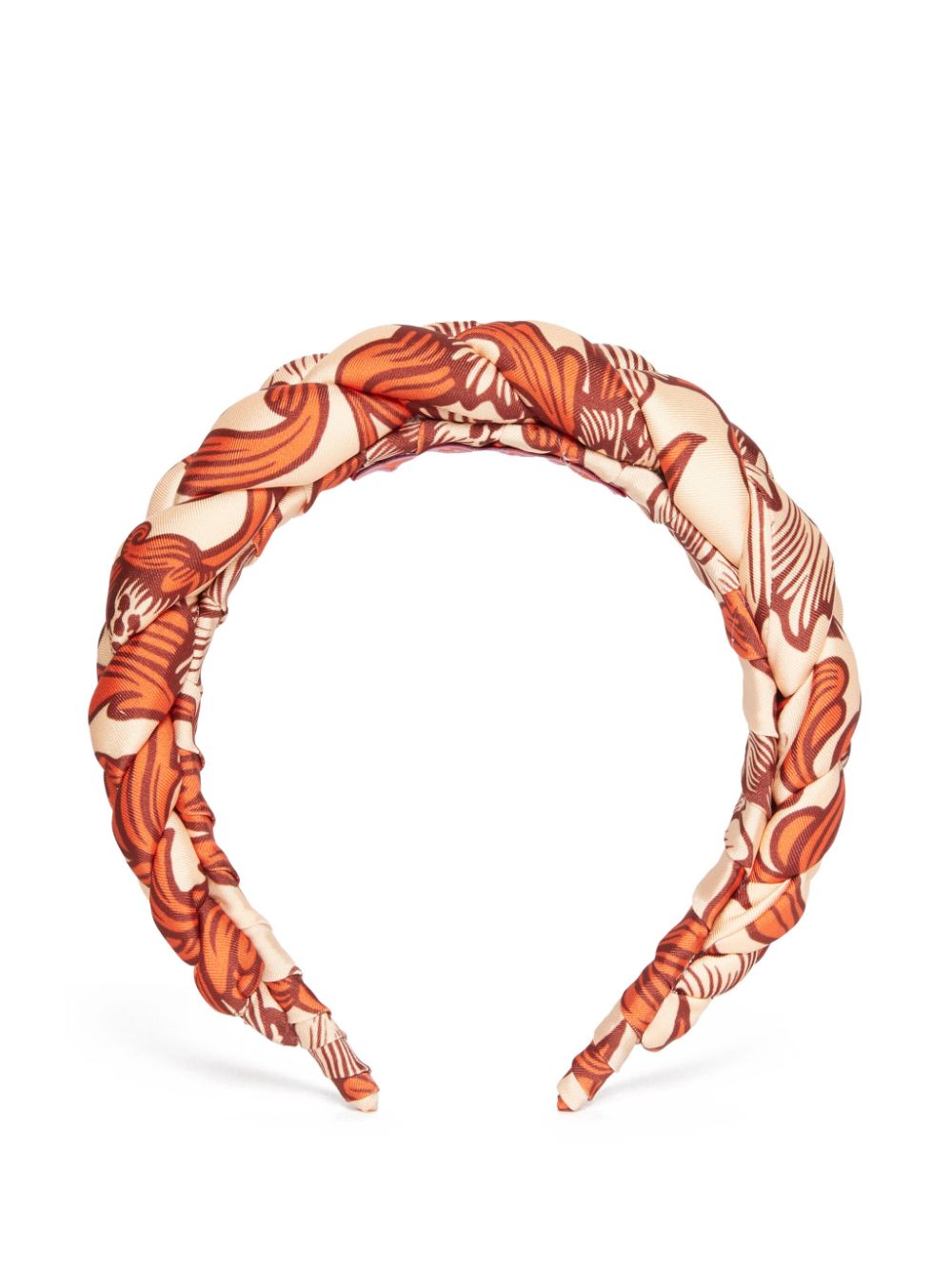 Shop La Doublej Padded-braid Headband In Red
