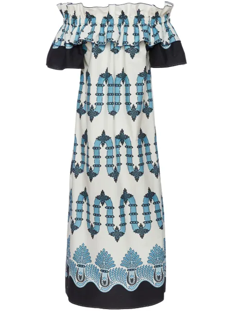 La DoubleJ Breakfast off-shoulder dress