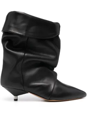 LOEWE トイ レザーアンクルブーツ | ブラック | FARFETCH JP
