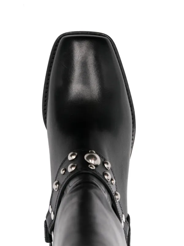 ISABEL MARANT Antya 45mm Biker Boots Black FARFETCH AO