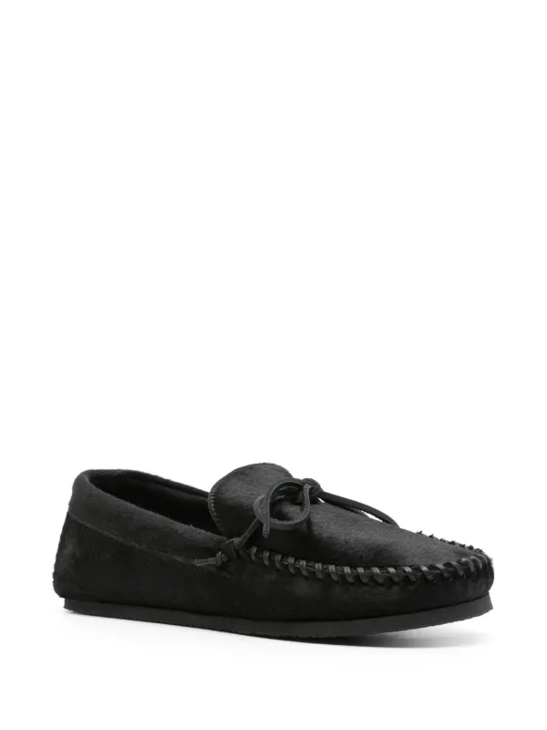 ISABEL MARANT Fitza Driver Loafers | Black | FARFETCH