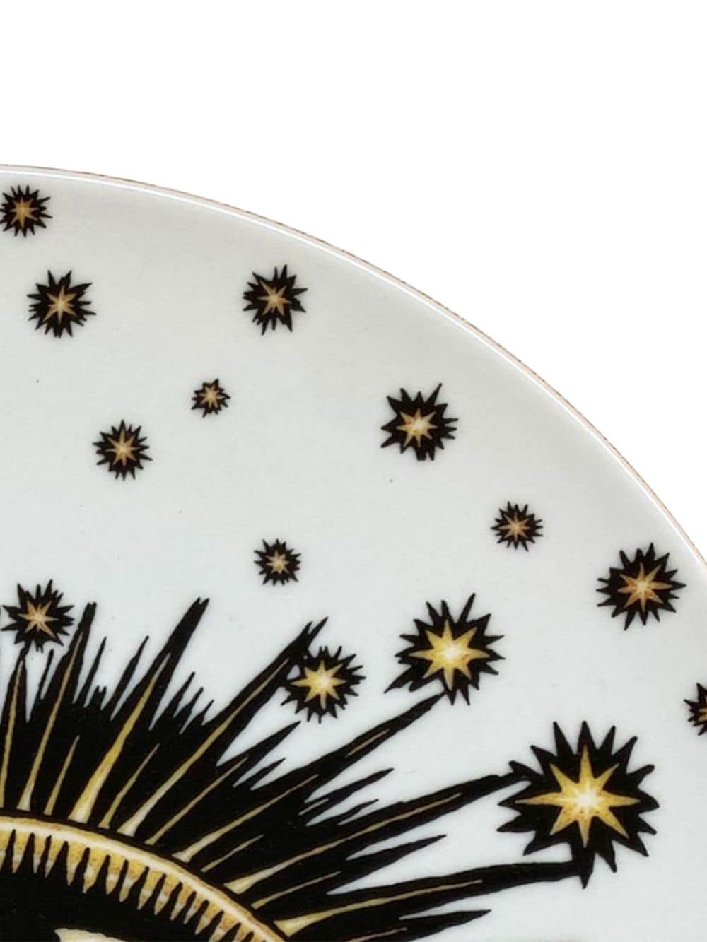 Les-Ottomans Eye porcelain dinner plate (27cm) - Wit