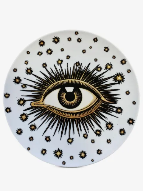 Les-Ottomans Eye porcelain dinner plate (27cm)