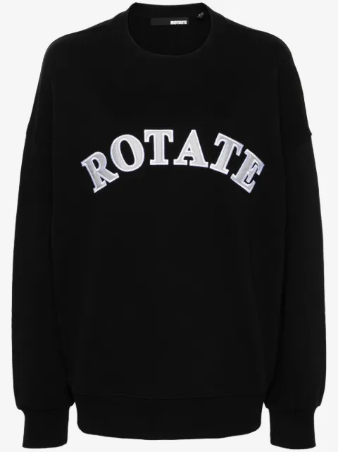 ROTATE BIRGER CHRISTENSEN sweat en coton biologique à logo imprimé