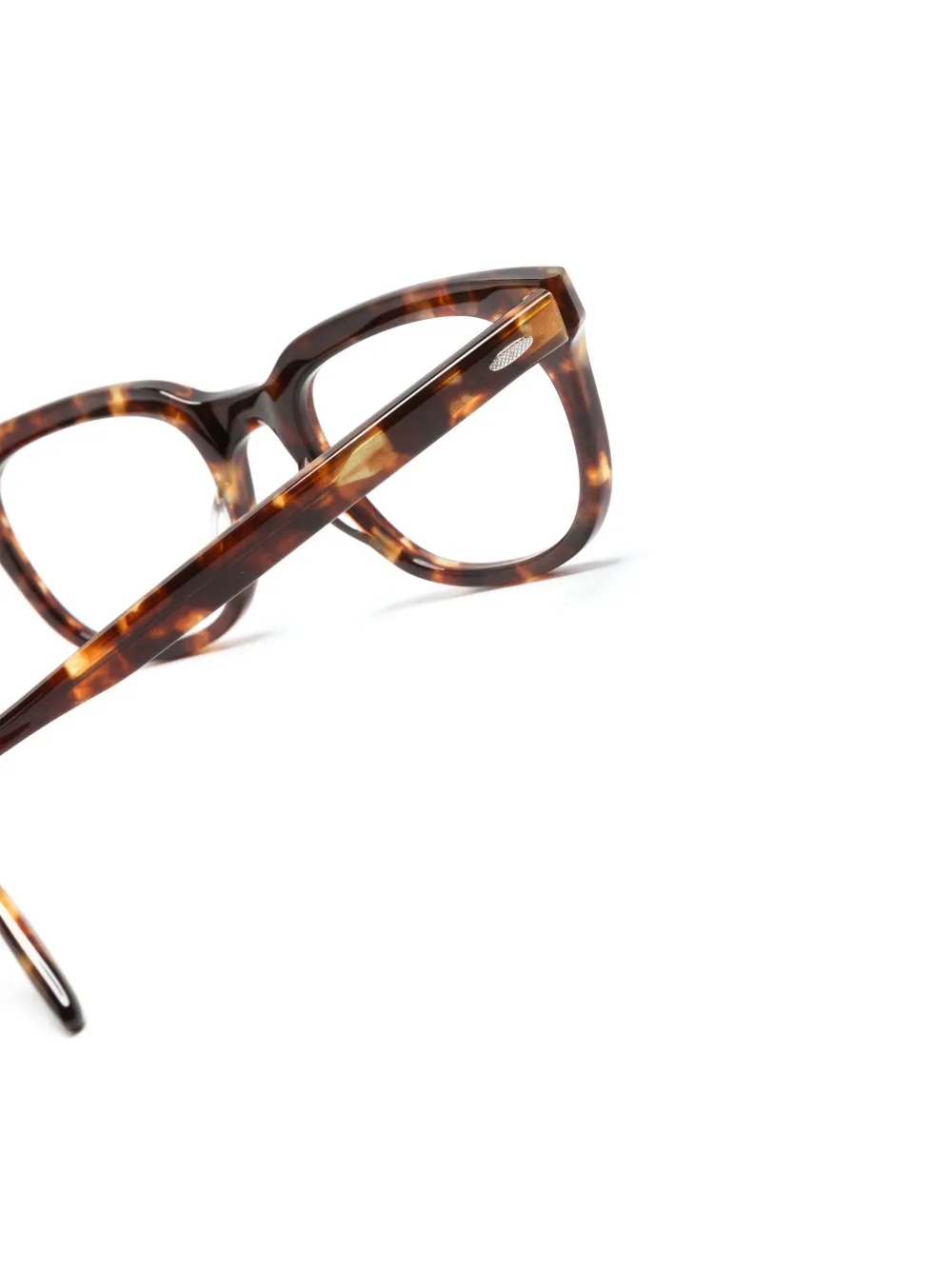 Barton Perreira Bogle bril met vierkant montuur Bruin