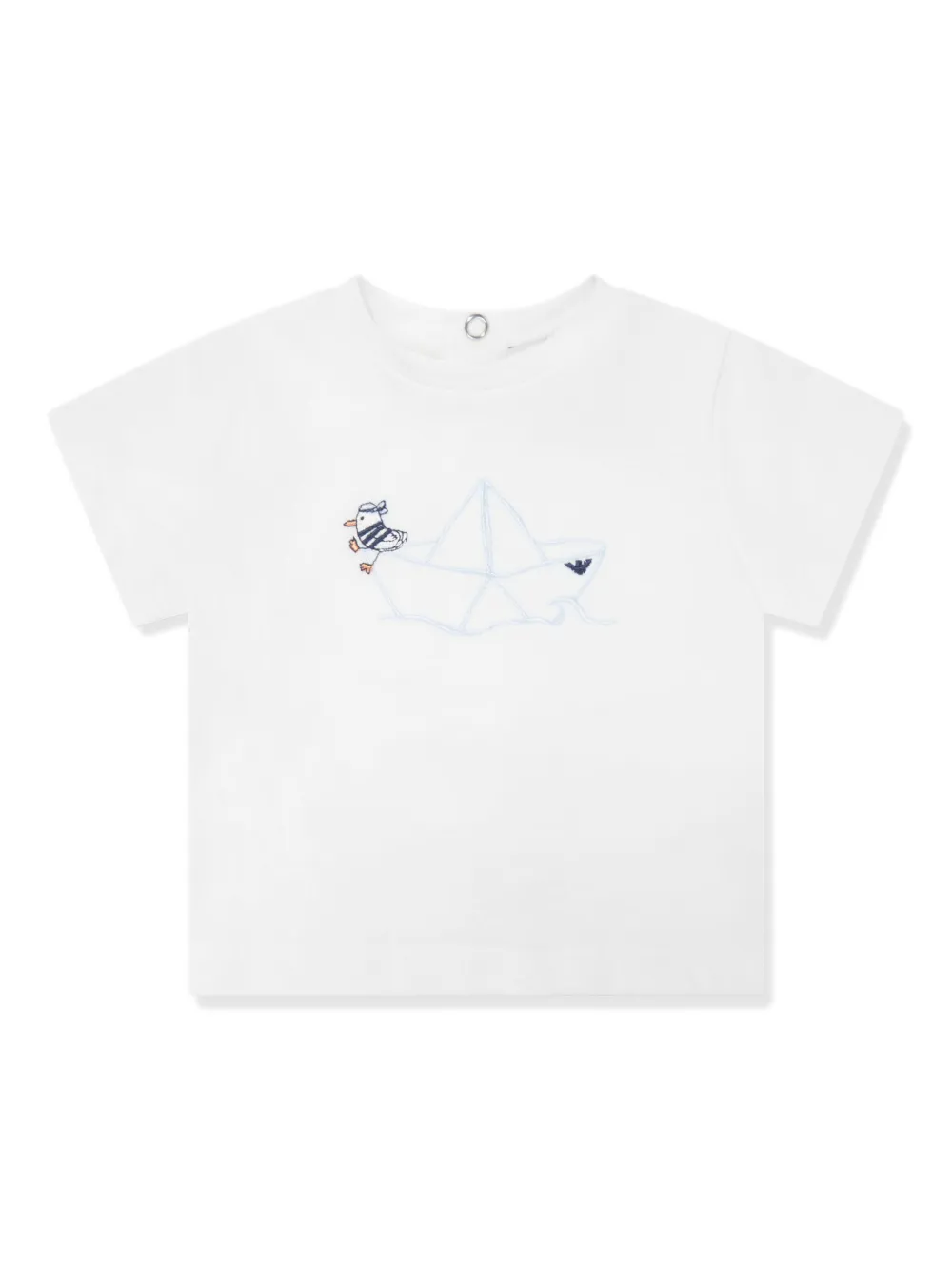 Emporio Armani Kids T-shirt en shorts Wit