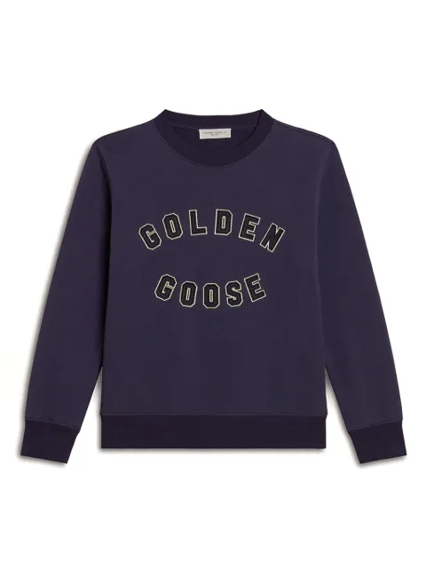 Golden Goose Kids logo print sweatshirt 