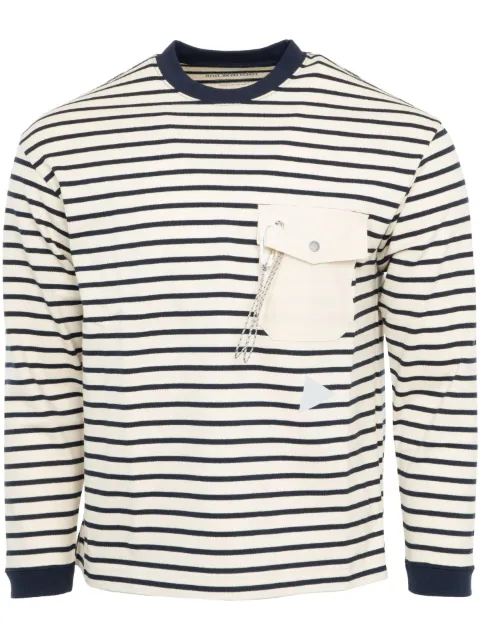 and Wander flap-pocket striped cotton T-shirt 