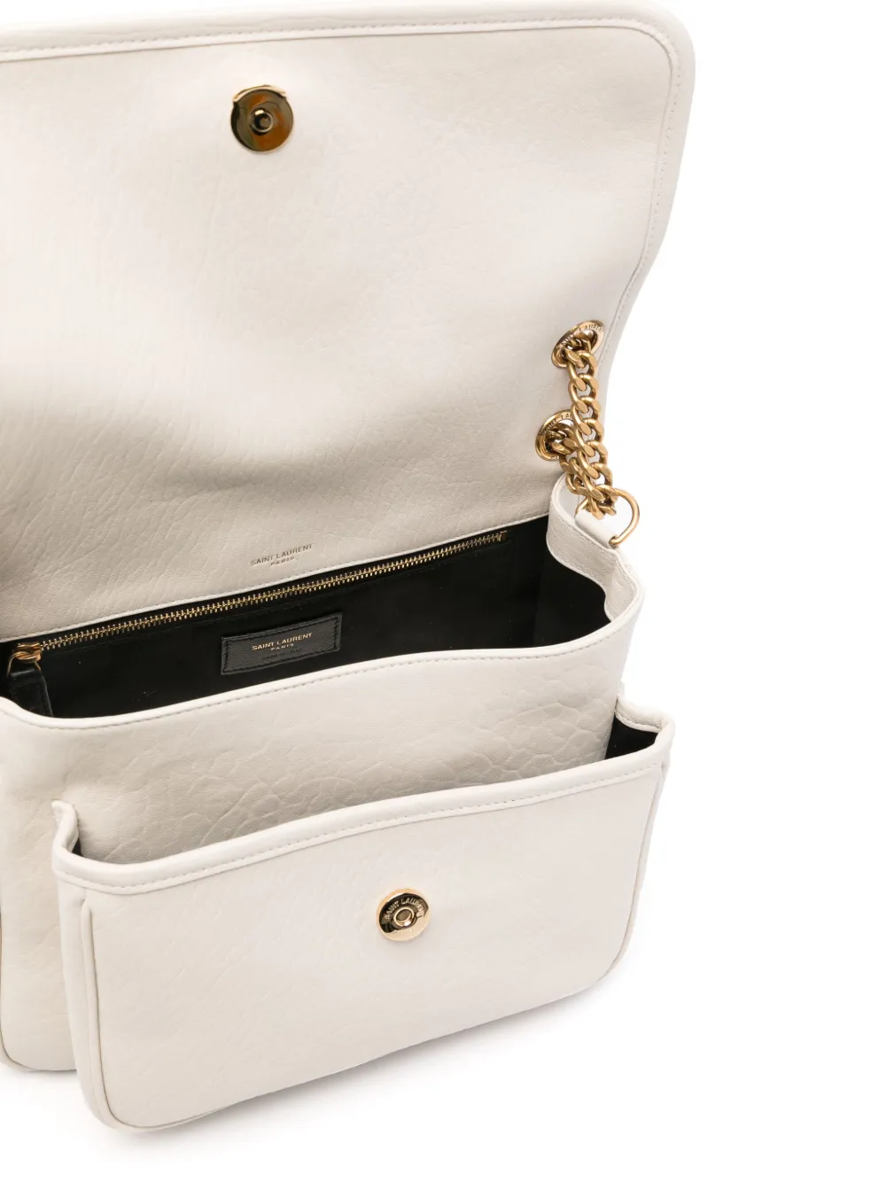 Saint Laurent Niki medium schoudertas Beige
