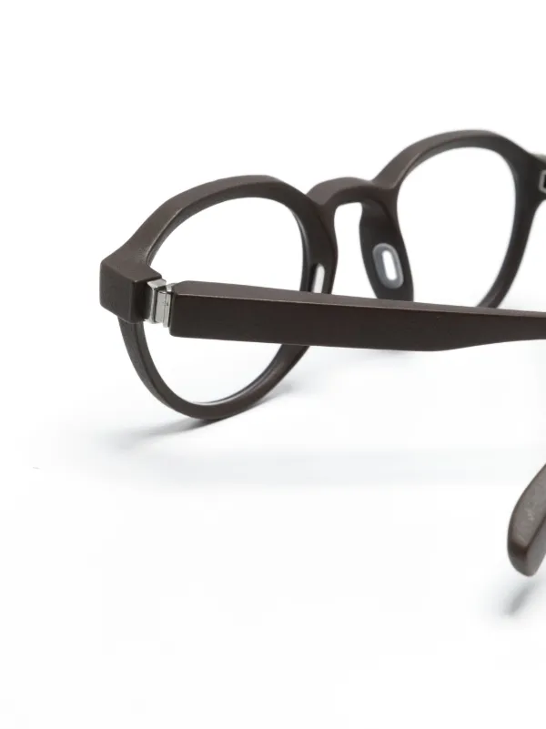 Mykita Lunettes De Vue Jara a Monture Ronde Marron FARFETCH DZ