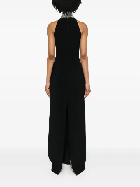 Dina Melwani crystal-embellished maxi dress DM2402035 - 3