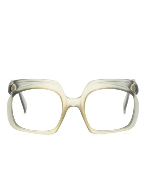 Christian Dior Pre-Owned lentes con armazón estilo mariposa 1970