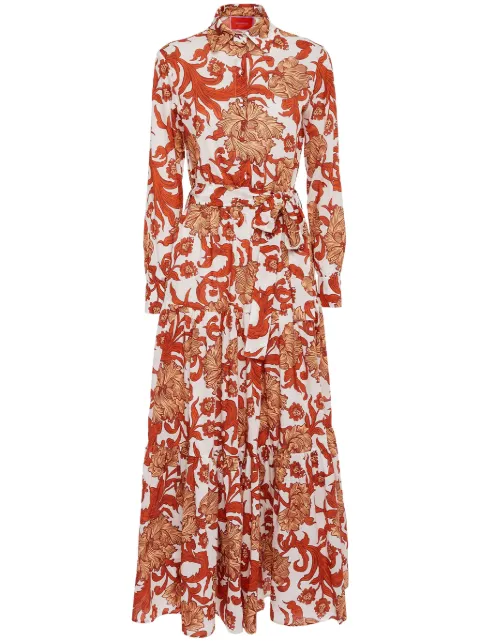 La DoubleJ Bellini botanical-print cotton dress