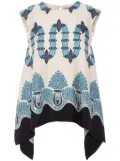 La DoubleJ San Carlo silk top - White