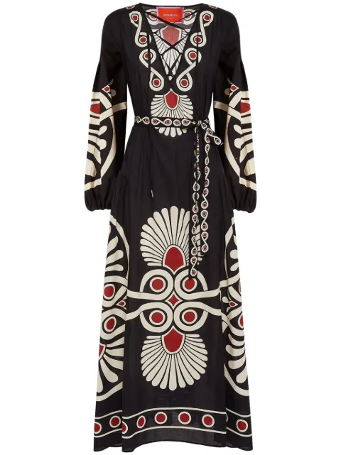La DoubleJ Viviana geometric-print dress