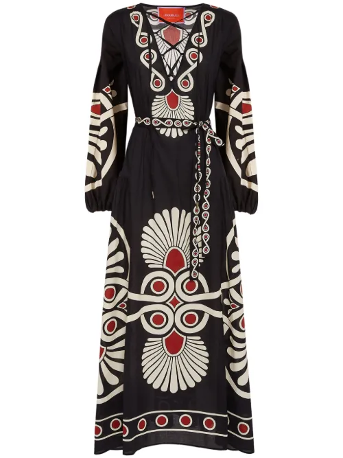Robe Viviana à imprimé géométrique - La DoubleJ - Modalova