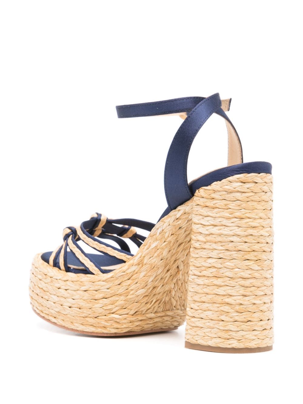 Shop Paloma Barceló Melha 128mm Sandal In Blau