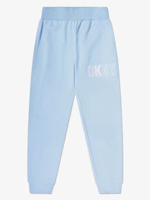 Dkny Kids logo-print cotton track pants