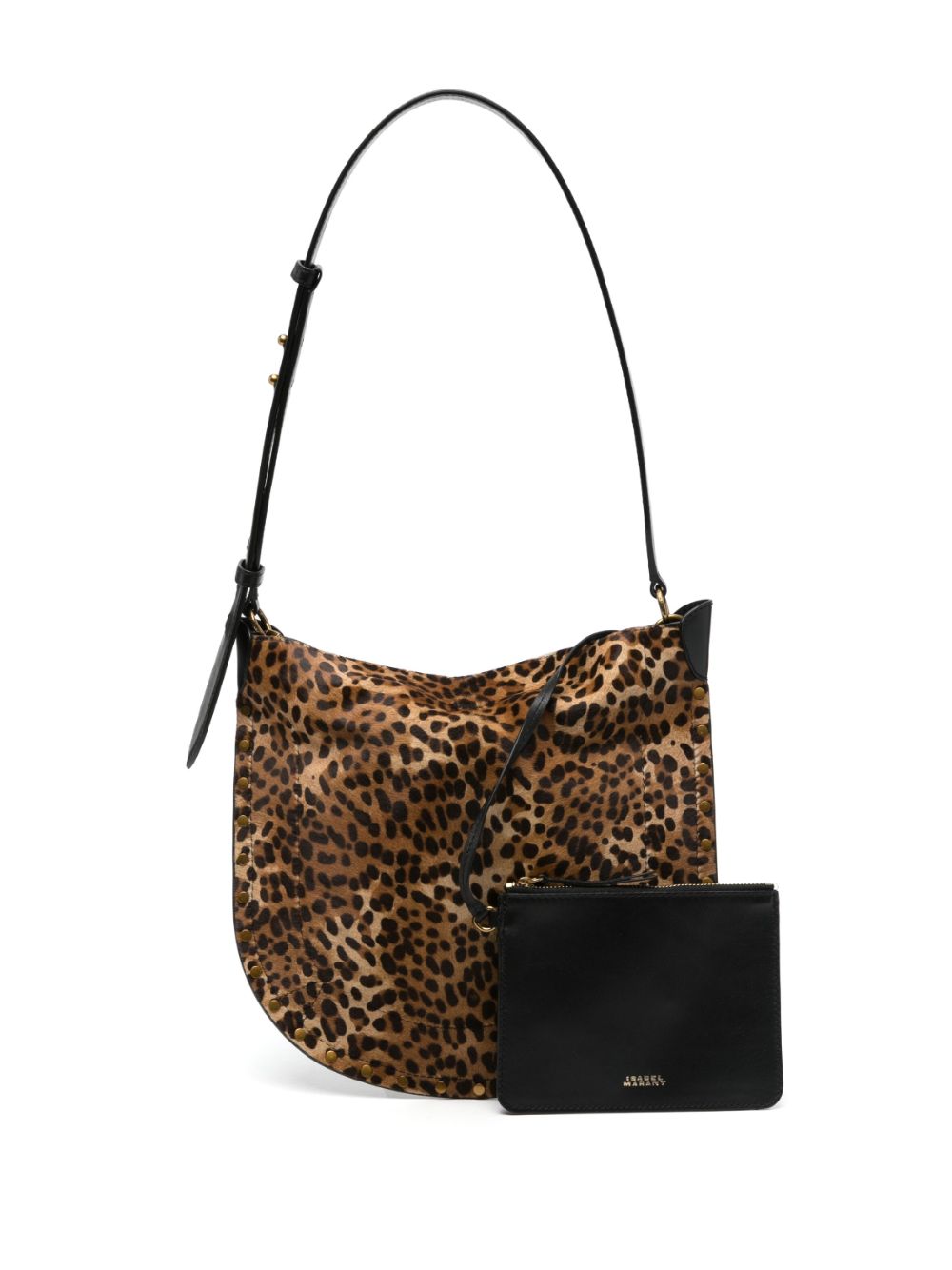 ISABEL MARANT Oskan leopard-print shoulder bag Women