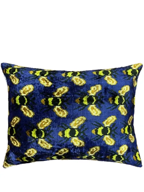 Les-Ottomans Bees velvet cushion (50cm x 40cm)