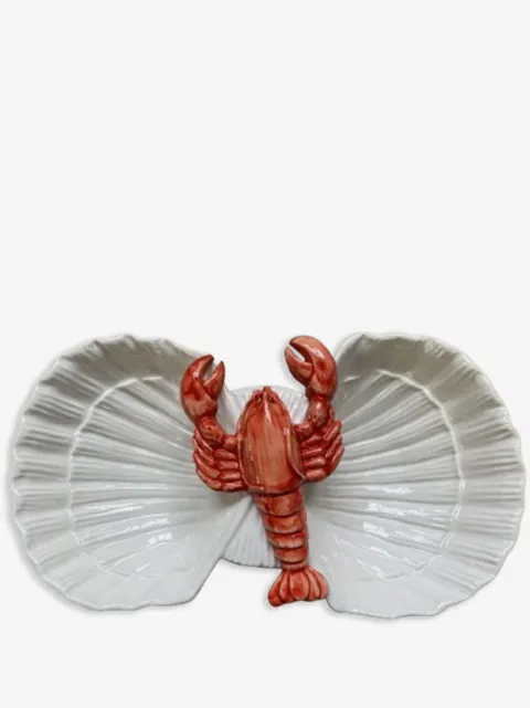 Les-Ottomans Lobster two-shell starter plate (27cm x 16cm)