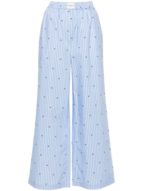 Pantalon droit à rayures - ROTATE BIRGER CHRISTENSEN - Modalova