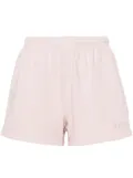 ROTATE BIRGER CHRISTENSEN logo-embroidered track shorts - Pink