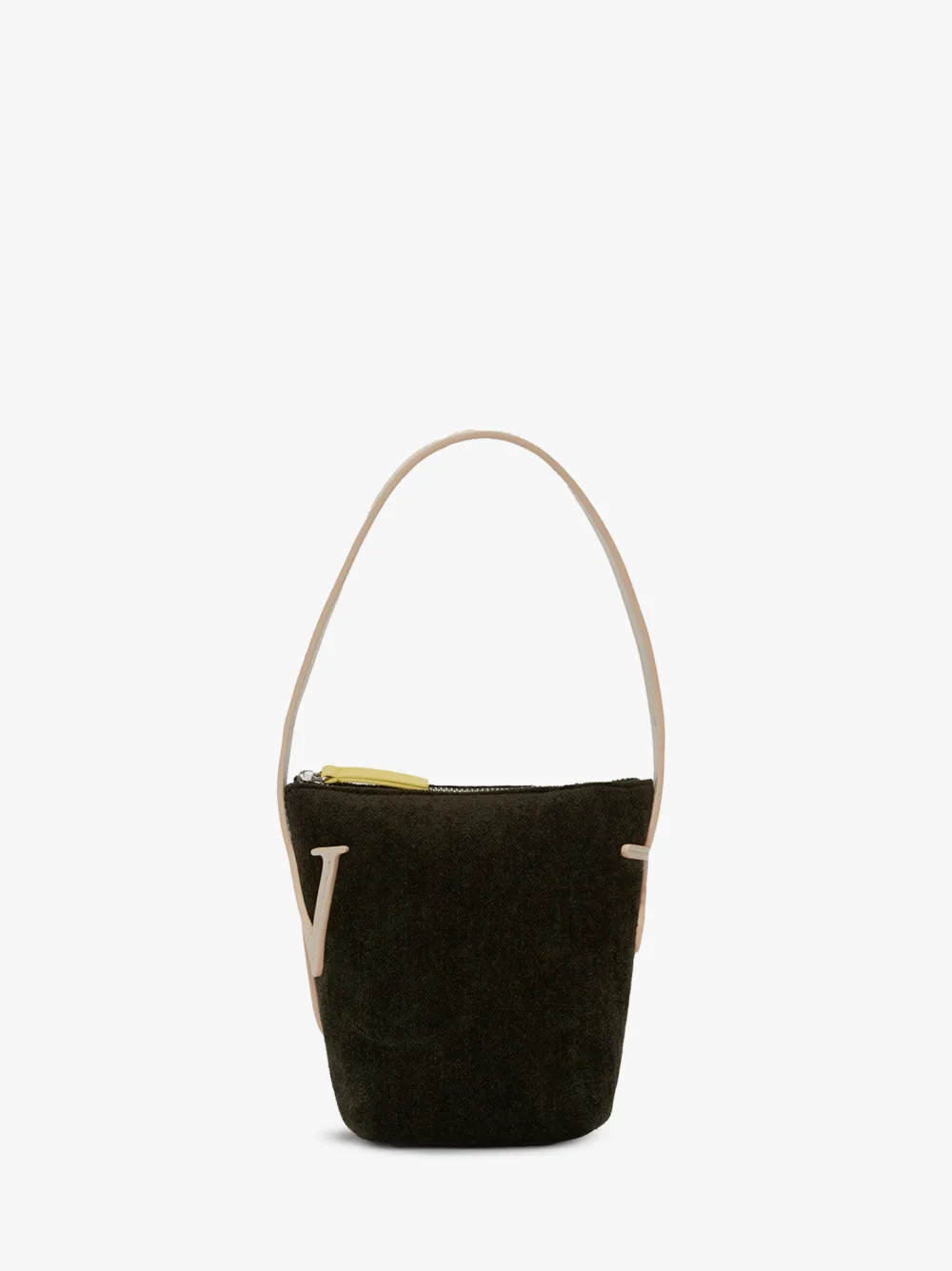Jw Anderson Mini Anchor Hobo - Chenille Top Handle Bag