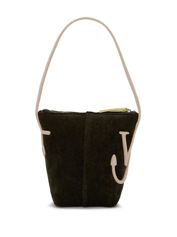 JW Anderson Mini Anchor Chenille Tote Bag | Green | FARFETCH