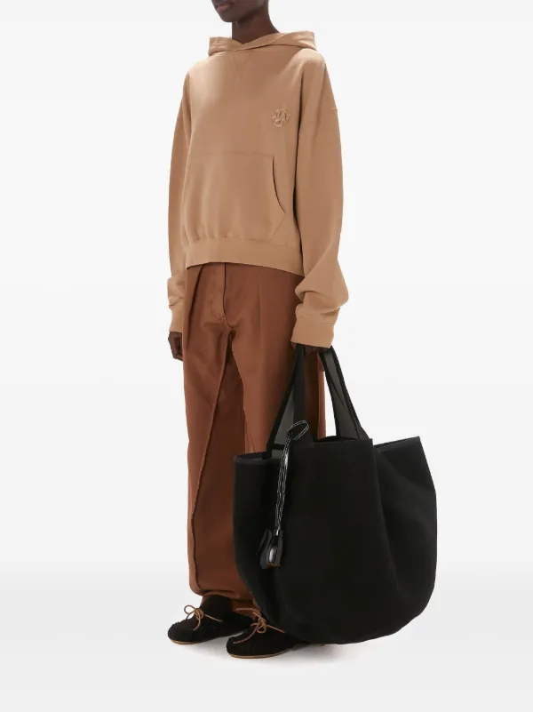 JW Anderson ロゴ エナメル トートバッグ ブラック J W ANDERSON(ジェイダブリュ アンダーソン) トートバッグ
