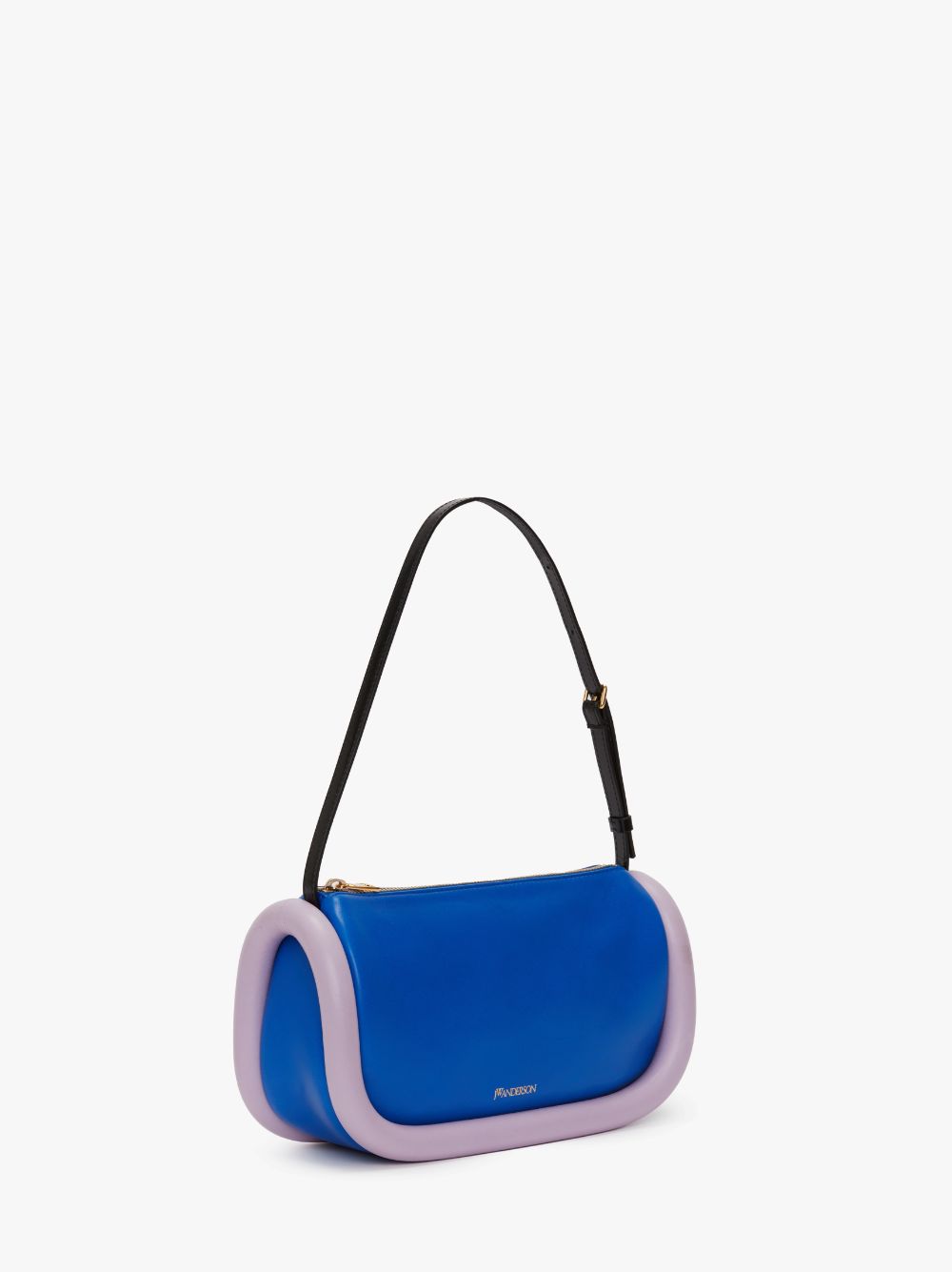 Shop Jw Anderson Bumper-15 Leather Shoulder Bag In Blue