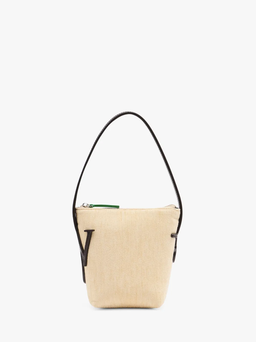 Shop Jw Anderson Mini Anchor Hobo - Chenille Top Handle Bag