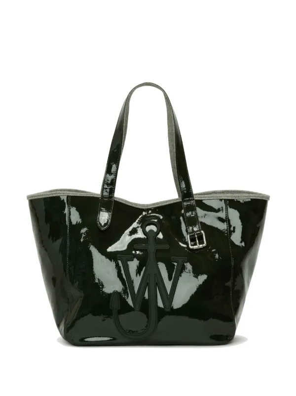 JW Anderson Belt デニム トートバッグ | グリーン | FARFETCH JP 