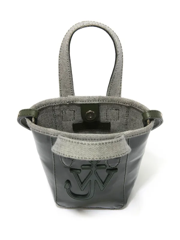 トートバッグ J W ANDERSON 'Mini Belt' shopping bag (AC0380FA0385 800) JW Anderson Mini Belt Tote Bag | Green | FARFETCH