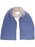 JW Anderson gradient-effect knit scarf - Purple