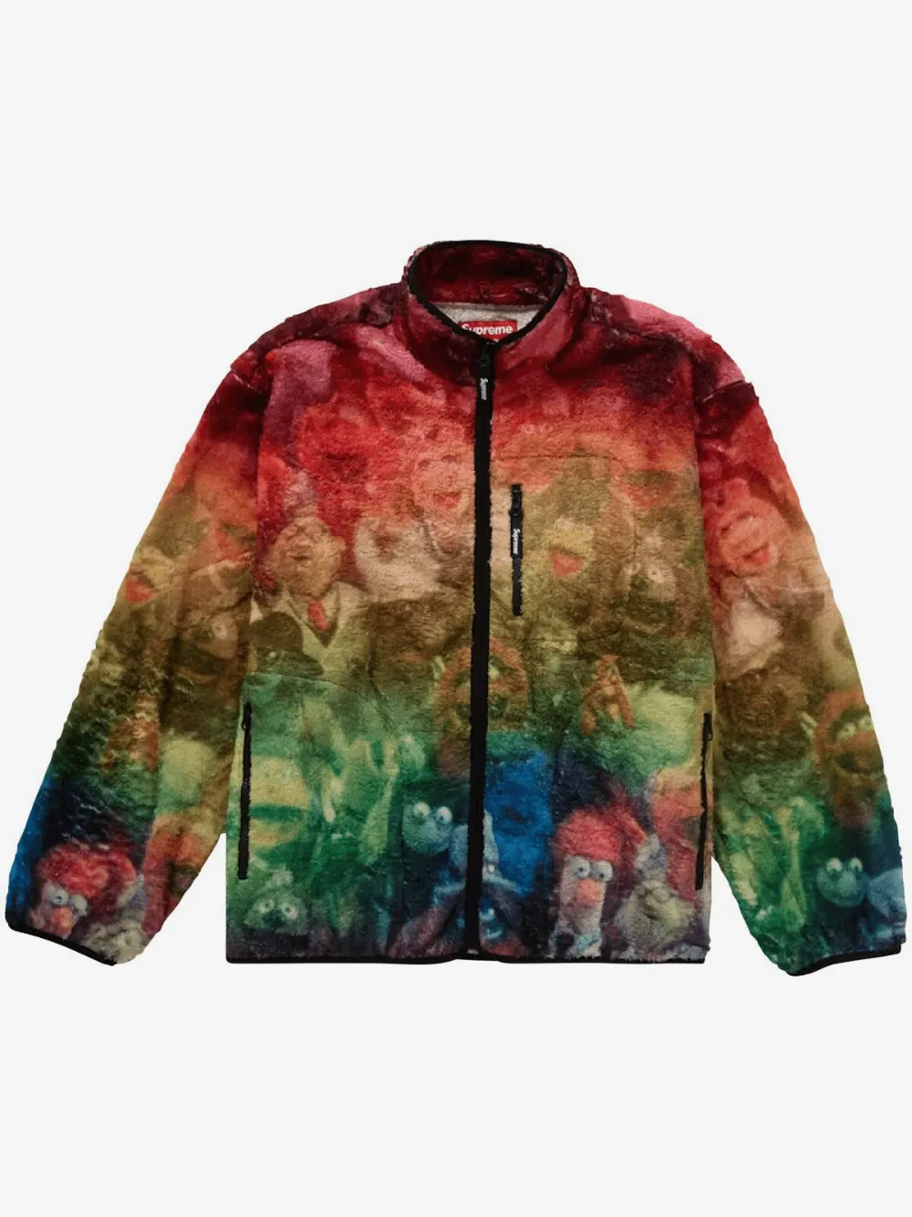 Supreme Muppets fleece jacket | Red | Image 1