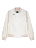 Fay Kids panelled-design bomber jacket - Neutrals