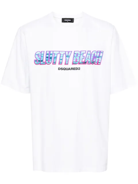 DSQUARED2 graphic-print cotton T-shirt