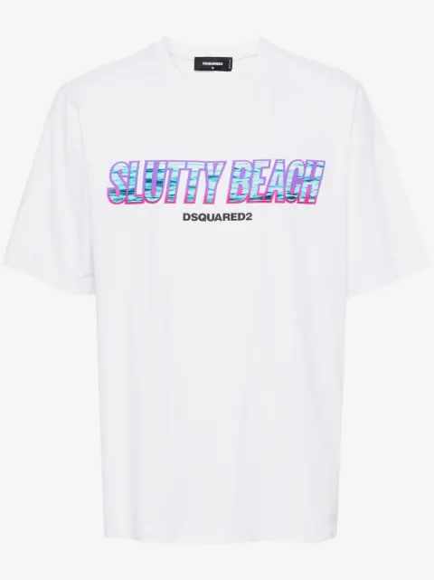 DSQUARED2 playera con estampado gráfico