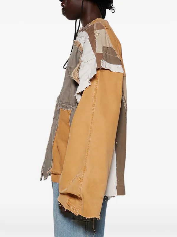 タグ付 美品 NATASHA ZINKO ナターシャジンコ ファージャケット Natasha Zinko Upcycled Jacket | Neutrals | FARFETCH