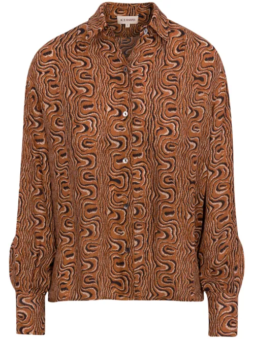 Blouse The Jenna à imprimé abstrait - ACE HARPER - Modalova