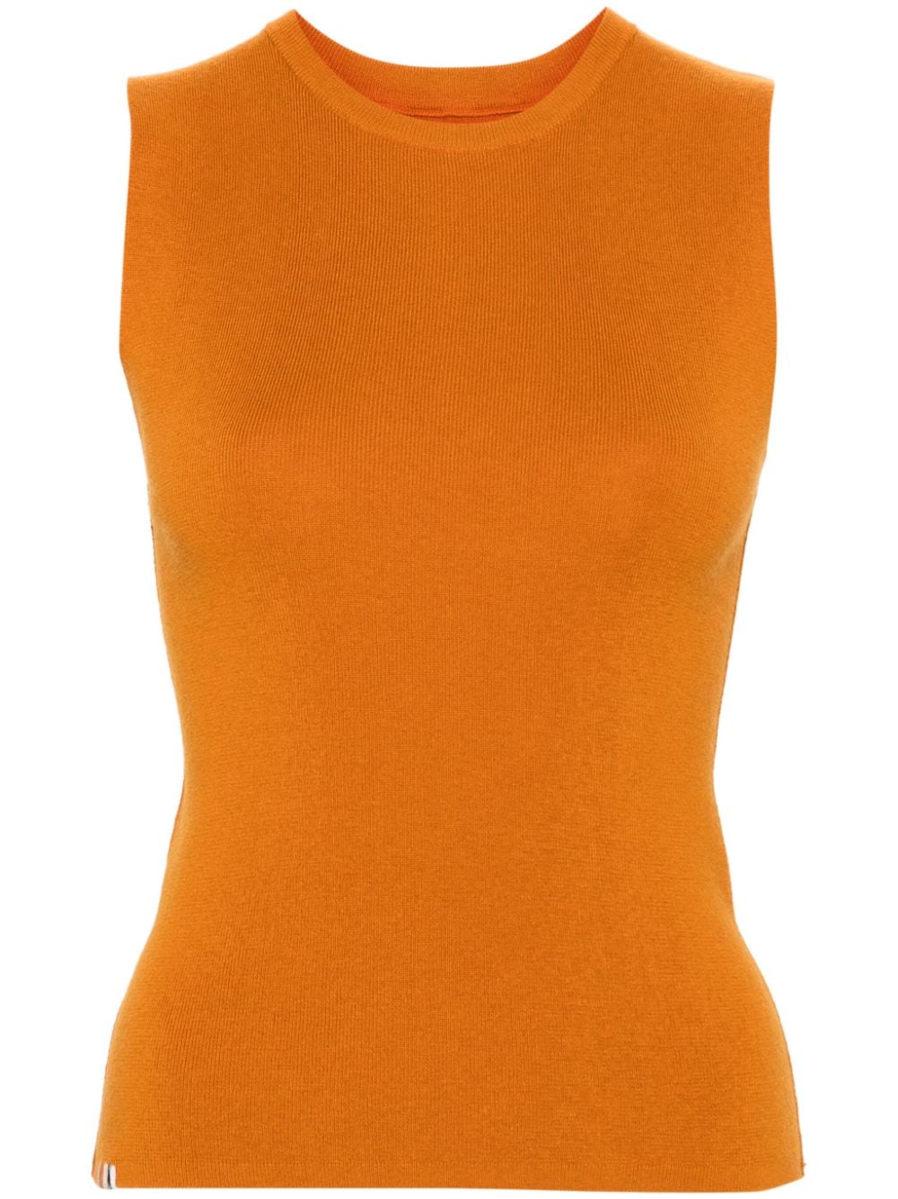 Extreme Cashmere N°334 Ida Knitted Top In Orange